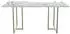OEM Astor Esstisch Marmoroptik Weiß, Metallgestell, 160x90cm (DA5014002CL)