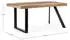 Natur24 Manchester Esstisch Mangoholz & Stahl, 160x90x77cm