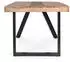 Natur24 Manchester Esstisch Mangoholz & Stahl, 160x90x77cm