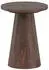 Venture Home Lanzo Beistelltisch rund MDF Mokka Ø35cm H45cm