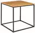House Nordic Vita Beistelltisch Melamin Eichenholz-Optik, Metall, 45x45x45cm (VITA)