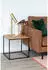 House Nordic Vita Beistelltisch Melamin Eichenholz-Optik, Metall, 45x45x45cm (VITA)