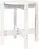vidaXL Couchtisch Weiß Ø42,5x45cm Massivholz Kiefer (822313)