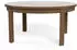 ebuy24 Southampton Couchtisch Keramik, Eiche furniert, rund, 90x90x45cm