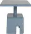 Zuiver Chubby Beistelltisch Eisen quadratisch Blau, 40x40x45cm