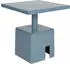 Zuiver Chubby Beistelltisch Eisen quadratisch Blau, 40x40x45cm