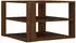 vidaXL Couchtisch Braun Eichen-Optik 59,5x59,5x40cm Holzwerkstoff (834256)