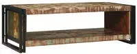 vidaXL Couchtisch 120 x 50 x 38 cm Massives upgecyceltes Holz