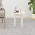 vidaXL Couchtisch Weiß Ø35x35cm Massivholz Kiefer (822338)