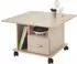 Stolkom Activio Couchtisch Sonoma Eiche, rollbar, mit Schubkasten, 70x45x70cm (Couchtisch Activo 1)