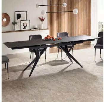 Finebuy Esstisch Keramik ausziehbar 180-260cm (FB64097)