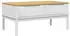 vidaXL FLORO Couchtisch Weiß 99x55,5x45cm Massivholz Kiefer (374018)