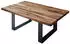 Massivmoebel24 Montreux Couchtisch Wild-/Zerreiche 90x90x45cm Tabacco Brown geölt (48-200-100-2017)