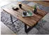 Massivmoebel24 Montreux Couchtisch Wild-/Zerreiche 90x90x45cm Tabacco Brown geölt (48-200-100-2017)