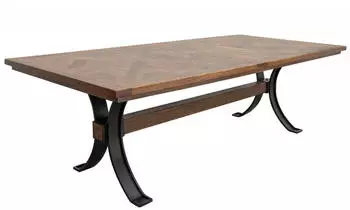 Massivmoebel24 STILM&Ouml;BEL #118 Esstisch Mango 210x107x76cm braun lackiert (09-111-823-0018)