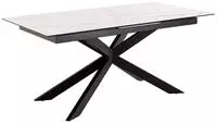 Irwine Esstisch 90x168/210cm Inkl. 1 Zusatzplatte Wei&szlig;.