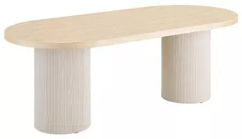 ebuy24 Solva Esstisch 220x100cm Esche Natur (46-2203110)