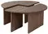 Hanah Home Moira Couchtisch rund Walnuss Ø90cm, H41cm (241NRD1329)