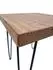 Spetebo Beistelltisch Ulmenholz massiv, eckig, 40cm, Metallbeine (3286)