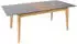 MCW M57 Esstisch ausziehbar 160-200x90cm Marmor-Optik, helle Beine (800000643798)