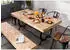 Massivmoebel24 Industrial #29 Esstisch Altholz lackiert 220x100x80cm (09-112-811-0029)