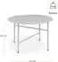 bomoe Finn Beistelltisch 2er Set, Rund, Hellgrau, Metall, In- & Outdoor (65185025)