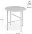 bomoe Finn Beistelltisch 2er Set, Rund, Hellgrau, Metall, In- & Outdoor (65185025)