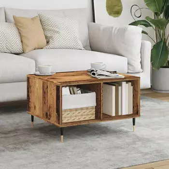 vidaXL Couchtisch Altholz-Optik 60x50x36,5cm Holzwerkstoff (857336)