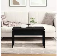 vidaXL Couchtisch Schwarz Eichen-Optik 68 x 50 x 38 cm Holzwerkstoff