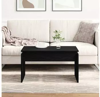 vidaXL Couchtisch Schwarz Eichen-Optik 68x38x50cm Holzwerkstoff (862663)