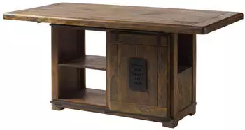 Massivmoebel24 Railway Esstisch Mangoholz 180x90x76cm braun lackiert (09-108-772-3116)