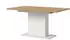 xonox.home Motion Esstisch ausziehbar 90x150-190cm Säulenfuß Eiche/Weiß