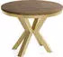 WFL GROUP Clara Gold Esstisch rund ausziehbar Lefkas Eiche 120–200cm (Clara Gold)