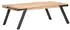 vidaXL Couchtisch Massives Mangoholz 114x65x40cm