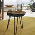 Finebuy Beistelltisch Sheesham Massivholz 35x35cm (FB40439)