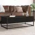 vidaXL Couchtisch Schwarz 100x50x35cm Holzwerkstoff und Metall (848779)