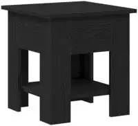 vidaXL Couchtisch Schwarz Eichen-Optik 40 x 40 x 42 cm Holzwerkstoff