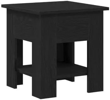 vidaXL Couchtisch Schwarz Eichen-Optik 40x40x42cm Holzwerkstoff (862712)