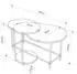 Livetastic Cuddle Couchtisch 2er-Set Holzwerkstoff Eiche/Cotta, Metall (000074009301)