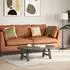 vidaXL Couchtischbeine A-Form Stahl Schwarz 30x(30-31)cm, 2 Stk. (4012811)