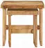 vidaXL Satztische 2er-Set Braun Massivholz Mango 46x46x45cm (4104557)