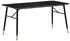 Wohnling Esstisch 200x90x76cm Marmor-Optik Schwarz Metallbeine (WL6.964)