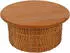 Heute Wohnen HWC-P15 Couchtisch Mahagoniholz Rattan rund Ø75cm (134335)