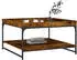 vidaXL Couchtisch Räuchereiche 80x80x45cm Holzwerkstoff & Eisen (832815)