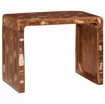 vidaXL Beistelltisch 60x35x46cm Massivholz recycelt, Braun (4104576)