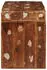 vidaXL Beistelltisch 60x35x46cm Massivholz recycelt, Braun (4104576)