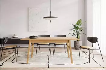 Woodman Curved Esstisch 180cm ausziehbar auf 220cm, FSC-zertifiziert (57422401-0)