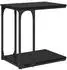 vidaXL Beistelltisch mit Regal Schwarz Eichen-Optik 50x35x52cm (881182)