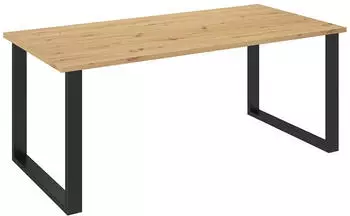Mirjan24 Imperial Esstisch 185x90cm Loft-Stil Metallbeine (Imperial 185x90)