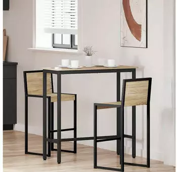 vidaXL Bartisch Sonoma-Eiche 100x40x100,5cm